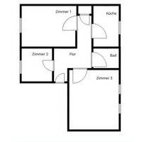 3 Zimmer Wohnung in Kassel - 825,00 EUR Kaltmiete, ca.  75,00 m² Wohnfläche in Kassel (PLZ: 34121) Wehlheiden