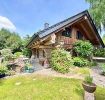 Grüner Luxus - Naturstammhaus mit eigenem Gartenparadies & Tinyhaus - Radebeul