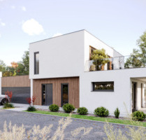 Modernes Einfamilienhaus mit KFW40 + QNG in Bad Lausick zu verkaufen.