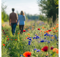 Sonntag 20. Juli 14-15 Uhr Rohbaubesichtigung! Natur vor der Tür und ein wunderschöner Blick über die Felder! - Erlangen Steudach