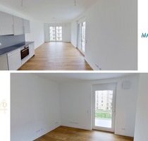 Ideal für Paare: Gemütliche 3-Zimmer-Wohnung mit Balkon und Einbauküche - Mannheim Neckarstadt
