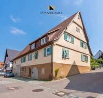 Historisches Mehrfamilienhaus mit Ausbaureserve, Gewölbekeller & Gartenland in zentraler Lage - Kernen im Remstal Stetten