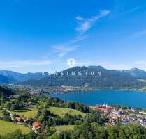 Kensington-Exklusiv-Zweifamilienhaus am Tegernsee mit Panoramablick und Gestaltungspotenzial - Tegernsee / Leeberg