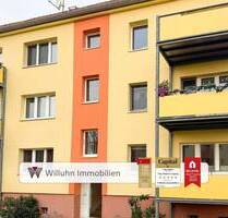 Jetzt einziehen! Wohnung mit Potenzial in ruhiger Lage mit Balkon und Tageslichtbad - Rackwitz Zschortau