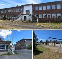 6.473 m² Grundstück mit teilsan. Bestandsgebäuden - gewerbl. Wohnen, Büro, gr. Einzel-Garagen, 60 SP - Laußig