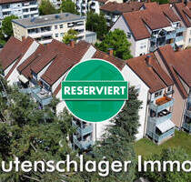 Bevorzugte Wohnlage von Neumarkt! 2-Zimmer-Erdgeschoss-Wohnung mit großem Balkon, sofort frei - Neumarkt in der Oberpfalz