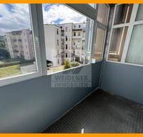 Balkon und Aufzug in der Innenstadt von Gera nahe dem Süd-Bahnhof!
