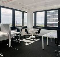 All-inclusive-Zugang zu professionellen Büroräumen für 5 Personen in Regus Mundsburg Tower - Hamburg Barmbek-Süd