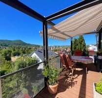 3-Zimmer-Wohnung mit großem Sonnenbalkon, Gartenanteil und Fernblick - Reutlingen / Gönningen