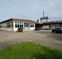 HELLE HALLE FÜR PRODUKTION-AUSSTELLUNG-LAGER MIT KLEINER BÜROEINHEIT IM GEWERBEGEBIET VON WGT. - Weingarten