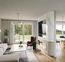 NEUBAU *GREEN LIVING* 3-Zimmer-Wohnung mit Gartenanteil in sonniger und ruhiger Lage in Merching.