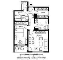 Große 3 Zimmer Wohnung mit Aussicht - Hanau