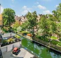 2-Zimmer-Wohnung mit französischem Balkon und Blick auf den Wertachkanal in idyllischer Lage - Augsburg Innenstadt