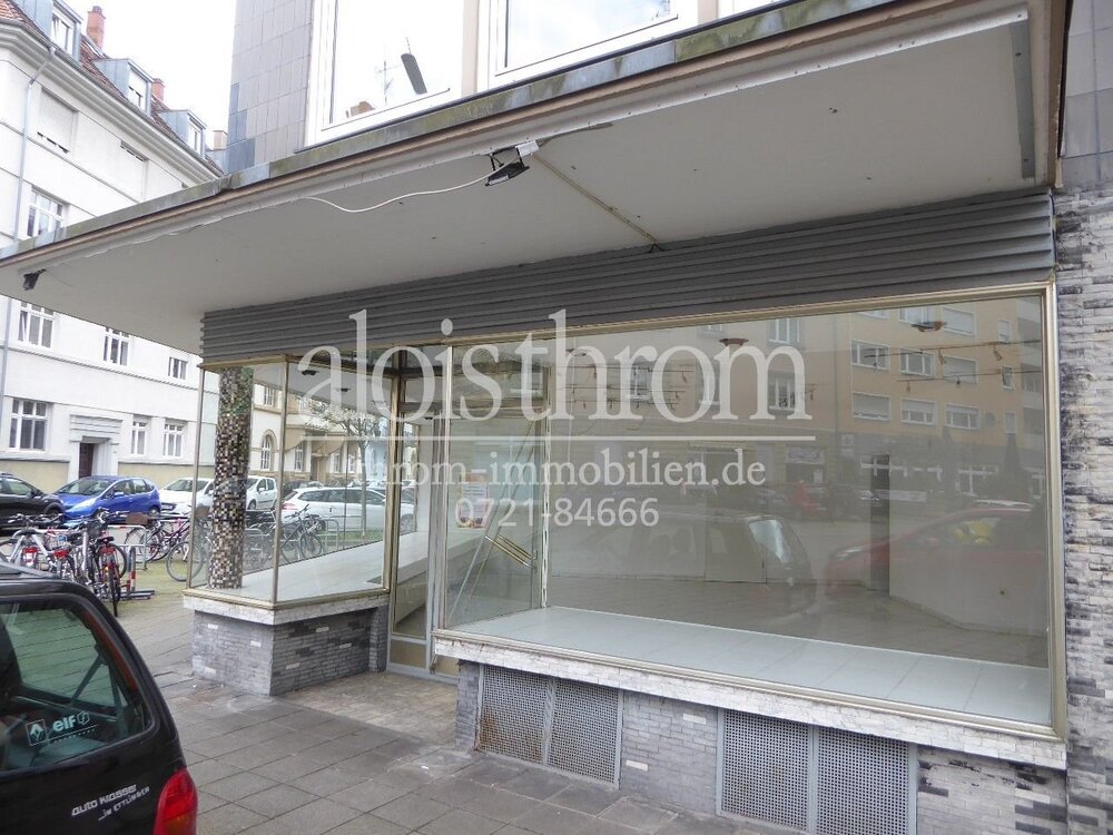 Ladengeschäft in der Südweststadt mit Eckschaufenster - Karlsruhe