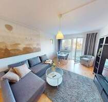 Jetzt kann`s losgehen - Vollmöblierte 2-Raum-Wohnung mit Balkon - Chemnitz Borna-Heinersdorf