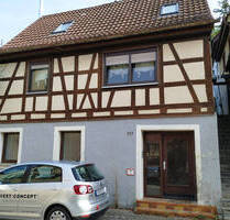 Einfamilienfachwerkhaus mit Terrasse im Ortskern von Wachbach - Bad Mergentheim