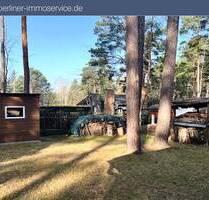 Idyllisches Baugrundstück mit modern ausgestattetem Wochenend-Bungalow - Mittenwalde Töpchin