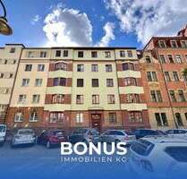 Die HafenCity um die Ecke: Sanierte 3-Raum-Altbauwohnung mit Loggia - Denkmalschutz - Dresden Pieschen-Süd