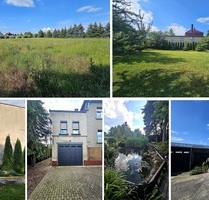 1,17 ha gr. GS mit Bestand - unsaniertes Wohnhaus, Gewächshaus, Werkstatt, Brunnen - Leipzig Holzhausen