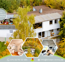 Architektenhaus in Massivbauweise in traumhafter Waldrandlage mit Terrasse und Fernblick, Garage! - Meßstetten Tieringen