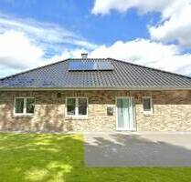 Zentrum! Junger Bungalow, KfW 55 Energie mit Garage, Kaminofen, EBK. Kleines Grundstück... - Rhauderfehn Westrhauderfehn