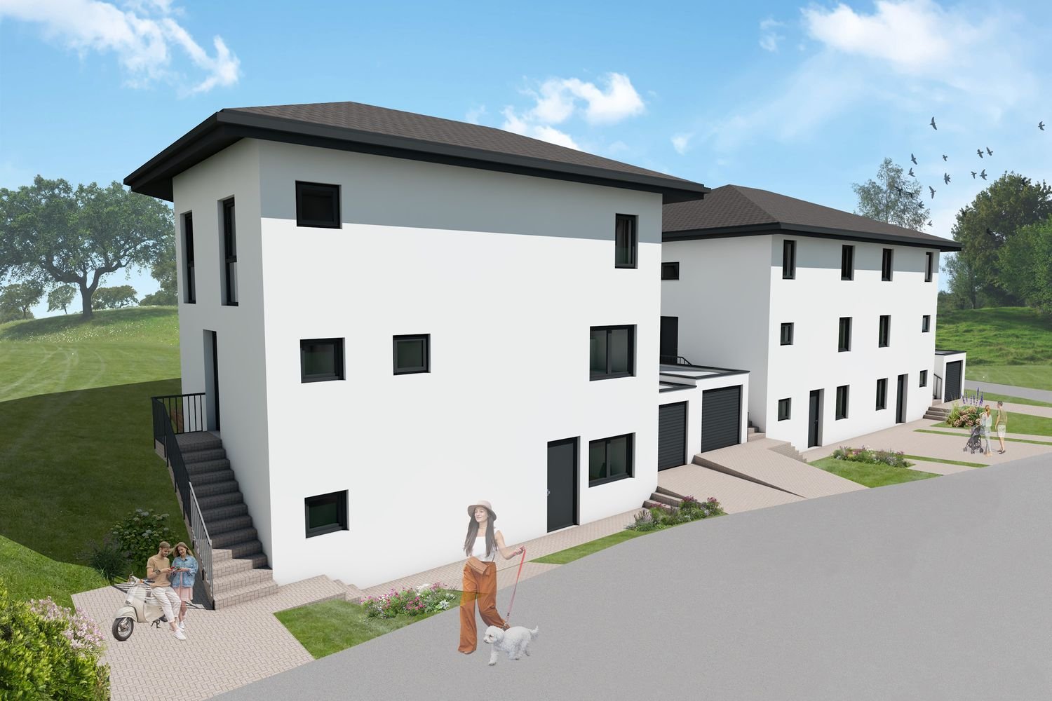 Baugrundstück mit Baugenehmigung für ein Einfamilienhaus - Neustadt (Wied) Oberelsaff