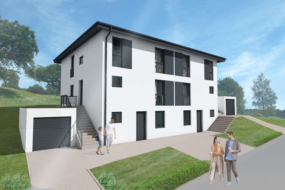 Baugrundstück mit Baugenehmigung für eine Doppelhaushälfte - Neustadt (Wied) Oberelsaff