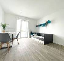 Modern möbliertes 1 Zimmer Apartment mit Terrasse, W-Lan und TG-Stellplatz - Augsburg Oberhausen - Nord