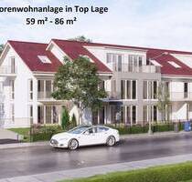 sonnig, helle 2-Zi. Seniorenwhg. barrierefrei mit Aufzug; exklusive, EBK, top Lage, Tiefgarage, Balkon - Landsberg am Lech Stadtgebiet