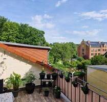Stilvoll modernisierte 4-Zimmer-Wohnung mit Terrasse am Stadtpark Meerane