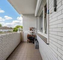 Gepflegte 3-Zimmer-Wohnung mit Südost-Loggia, Einbauküche und tollem Grundriss - Gladbeck