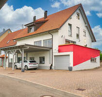 Ruhe, Raum, Freiheit - Moderner Aussiedlerhof mit riesigem Grund für Selbstversorgerträume - Wüstenrot / Schweizerhof Maienfels