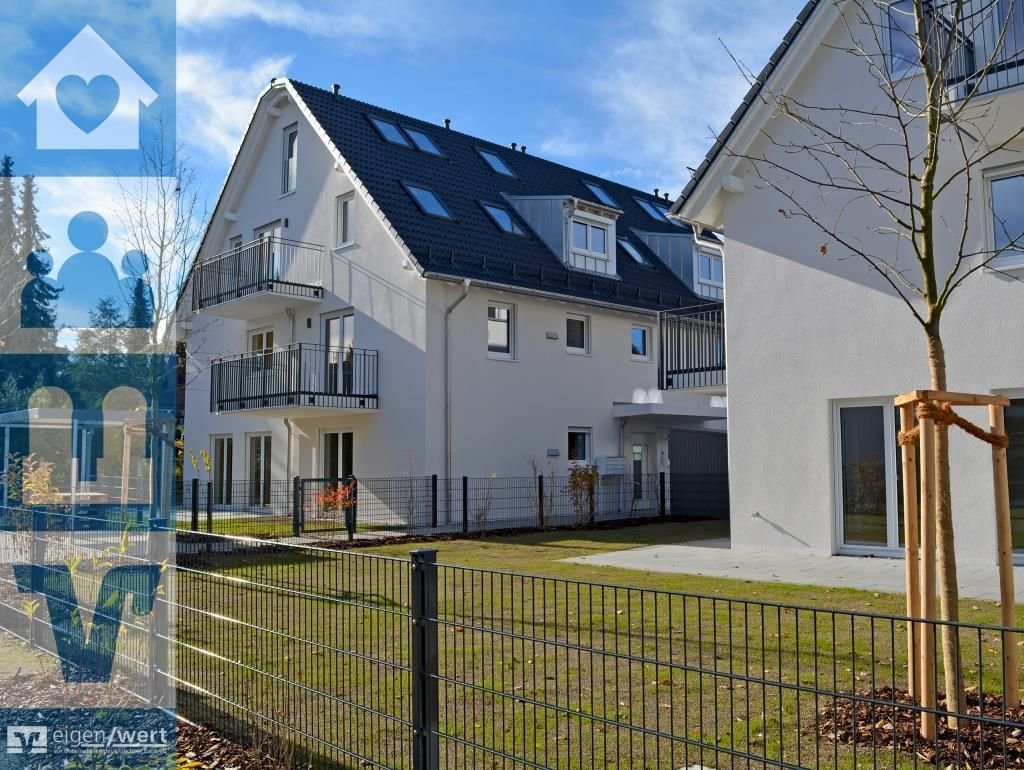 Neuwertige 2-Zimmer-Wohnung mit sonniger Terrasse und Gartenanteilanteil - München Trudering-Riem