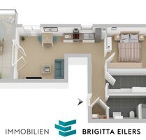 NEUBAU: Modernes Penthouse mit 2 Zimmern, Dachterrasse und Duschbad, TG-Stellplatz möglich - Achim
