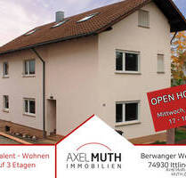 Wohnen auf 3 Etagen. Das Multitalent für größere Familien oder Wohnen und Arbeiten. Open House, Mittwoch, den 09.07.25 von 17:00-18:00 Uhr - Ittlingen