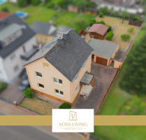 Ein- Zweifamilienhaus mit Garage, Gartenhütte auf weitläufigem Grundstück in netter Nachbarschaft - Büdesheim