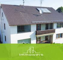 Attraktiv für Eigennutzer und Anleger: großzügige OG-Wohnung mit Garten und zwei Garagen - Westerheim