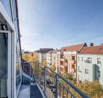 Studio-Apartment mit Balkon und Blick auf den Boddinplatz - Berlin Neukölln