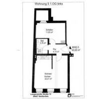Langendorder Straße 12 - Zweiraumwohnung mit amerikan. Küche - Weißenfels