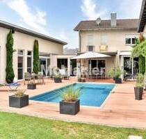 Luxus Einfamilienhaus mit Business-BereichEinliegerwohnung, Garage, Carport, Sauna, Pool u.v.m - Steinmauern