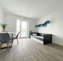 Modern möbliertes 1 Zimmer Apartment mit Balkon, W-Lan und TG-Stellplatz - Augsburg Oberhausen