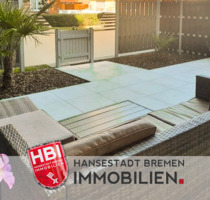 Marßel Kernsanierte, seniorengerechte 3-Zimmer-Terrassenwohnung mit Garage und Garten in guter Lage - Bremen Burgdamm