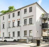Stilvoll wohnen mit solider Perspektive - 4-Zimmer-Wohnung mit Terrasse in gepflegtem Altbau - Pirna