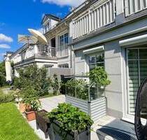 3-Zi.-Möblierte Garten-Wohnung wie im Haus: Terrasse, TG, Befristet 3-6 Monate - München Moosach