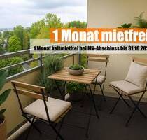 Helle 3-Raum-Wohnung mit Balkon in ruhiger, grüner Lage – Mietfrei-Aktion - Chemnitz Bernsdorf