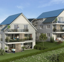 NEUBAU I 200m zum See I Natürlich aus Holz: Wohnung O1: Lichtdurchflutete, wohngesunde 5 Zimmerwohnung in Überlingen-Nussdorf