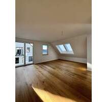 NEUBAU-Dachgeschosswohnung über zwei Etagen mit ausgebautem Speichergeschoss, Terrasse und Balkon - München Feldmoching-Hasenbergl