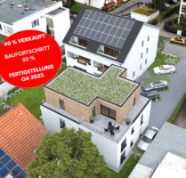 NEUBAU-ERSTBEZUG: Top moderne 3-Zimmerwohnung mit eigenem Garten und Terrasse - KfW-Effizienzhaus-40 - Frankfurt am Main