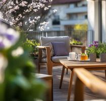 -ganz oben wohnen mit kleiner Dachterrasse und Balkon- - Nürnberg Veilhof