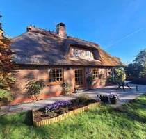 Zauberhafte Reetkate in Sackgassenendlage in den Feldern von Esgrus